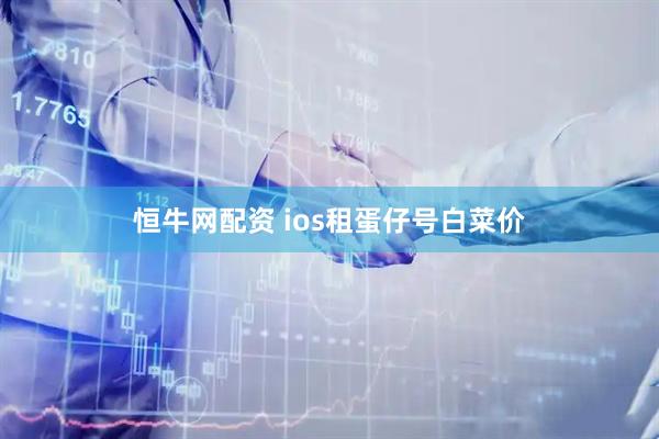 恒牛网配资 ios租蛋仔号白菜价